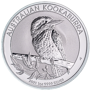 2021 1 oz Australian Silver Kookaburra Bullion Coin