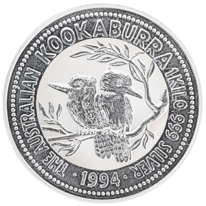 1994 1 Kilogram Australian Silver Kookaburra Bullion Coin