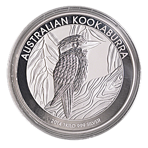 2014 1 Kilogram Australian Silver Kookaburra Bullion Coin