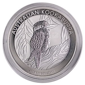 2014 1 oz Australian Silver Kookaburra Bullion Coin