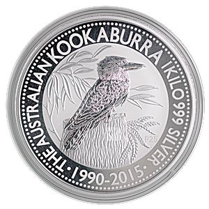 2015 1 Kilogram Australian Silver Kookaburra Bullion Coin
