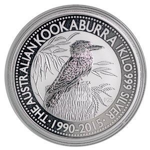 2015 1 Kilogram Australian Silver Kookaburra Bullion Coin