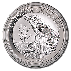 2016 10 oz Australian Silver Kookaburra Bullion Coin