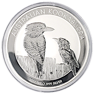 2017 1 Kilogram Australian Silver Kookaburra Bullion Coin