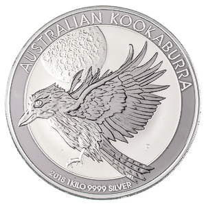 2018 1 Kilogram Australian Silver Kookaburra Bullion Coin