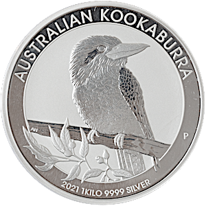 2021 1 Kilogram Australian Silver Kookaburra Bullion Coin