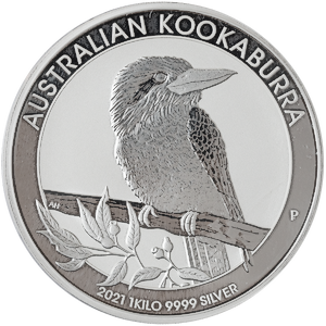 2021 1 Kilogram Australian Silver Kookaburra Bullion Coin
