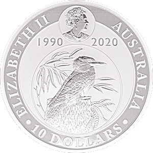 Australian Silver Kookaburra 2020 - 10 oz 