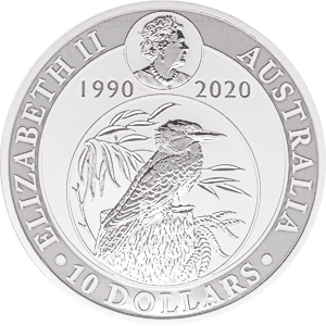 2020 10 oz Australian Silver Kookaburra Bullion Coin