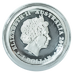 2015 1 oz Australian Kookaburra High-Relief Proof Silver Coin - 25th Anniversary Edition (Pre-Owned in Good Condition) thumbnail