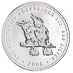 2006 1 oz Australian Silver Kookaburra Bullion Coin thumbnail