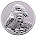 2020 2 oz Australian Mother & Baby Kookaburra Silver Bullion Coin - Piedfort thumbnail