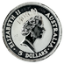 1991 1 oz Australian Silver Kookaburra Bullion Coin thumbnail