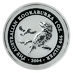 2004 1 oz Australian Silver Kookaburra Bullion Coin thumbnail