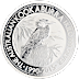 1990 1 Kilogram Australian Silver Kookaburra Bullion Coin thumbnail