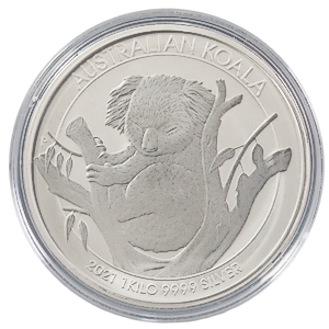 2021 1 kilogram Australian Silver Koala Coin 2021 1 kilogram Australian Silver Koala Coin