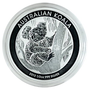 2013 1/2 oz Australian Silver Koala Bullion Coin
