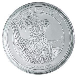 2015 1 Kilogram Australian Silver Koala Bullion Coin