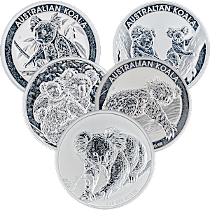 1 oz Australian Silver Koala Bullion Coin (Various Years)