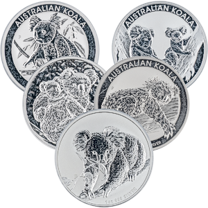 1 oz Australian Silver Koala Bullion Coin (Various Years)