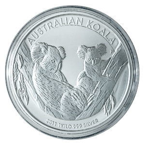 2011 1 Kilogram Australian Silver Koala Bullion Coin