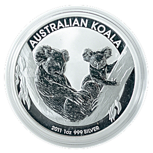 2011 1 oz Australian Silver Koala Bullion Coin
