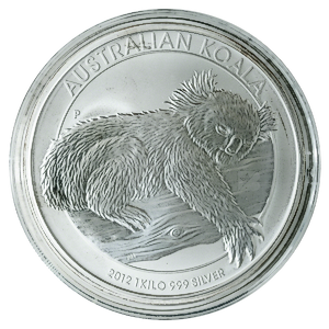 2012 1 Kilogram Australian Silver Koala Bullion Coin