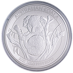 2021 1 Kilogram Australian Silver Koala Bullion Coin