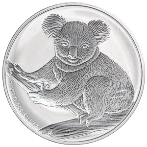 2009 1 Kilogram Australian Silver Koala Bullion Coin