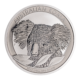 2014 1/2 oz Australian Silver Koala Bullion Coin