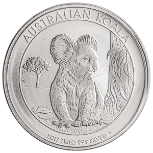 2017 1 Kilogram Australian Silver Koala Bullion Coin