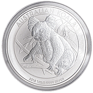 2018 1 Kilogram Australian Silver Koala Bullion Coin