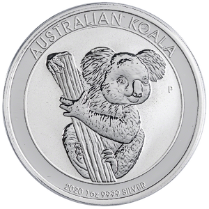 2020 1 oz Australian Silver Koala Bullion Coin
