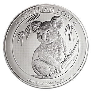 2019 1 Kilogram Australian Silver Koala Bullion Coin