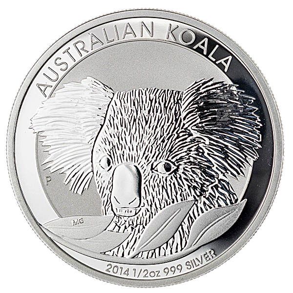 Australian Silver Koala 2014 - 1/2 oz Australian Silver Koala 2014 - 1/2 oz