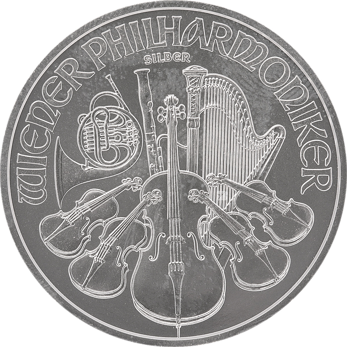 Silver bullion Philharmonic coin 2020 1 oz Austrian Mint