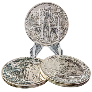 3 pcs of 1 oz 2001 United Kingdom Silver Britannia Coins – Total 3 oz Silver (Pre-Owned in Good Condition)