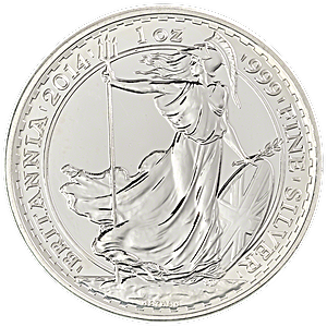 United Kingdom Silver Britannia 2014 - 1 oz 