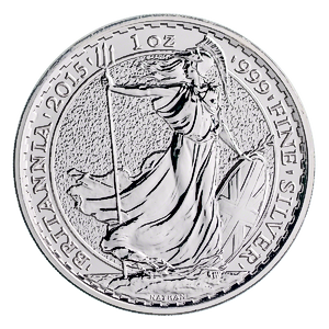2015 1 oz United Kingdom Silver Britannia Bullion Coin