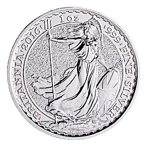 2016 1 oz United Kingdom Silver Britannia Bullion Coin