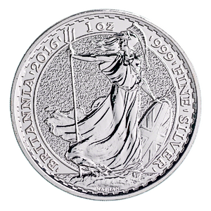 2016 1 oz United Kingdom Silver Britannia Bullion Coin