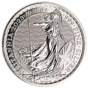 United Kingdom Silver Britannia 2023 - Queen Elizabeth II Effigy - 1 oz 