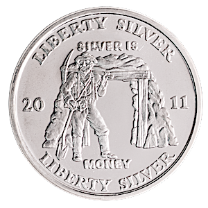 2011 1 oz Liberty Silver Bullion Round