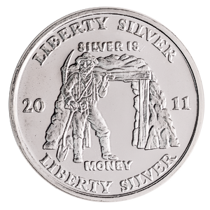 2011 1 oz Liberty Silver Bullion Round