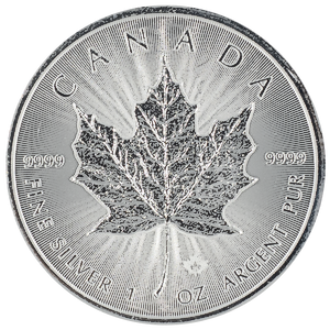 2025 1 oz Canadian Silver Maple Leaf Bullion Coin