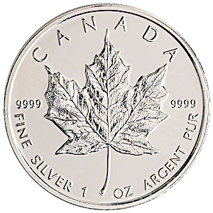 2009 1 oz Canadian Silver Maple Bullion Coin