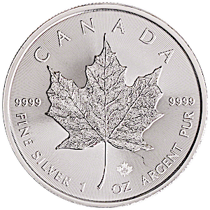 2023 1 oz Canadian Silver Maple Leaf Bullion Coin