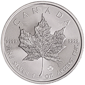 2023 1 oz Canadian Silver Maple Leaf Bullion Coin