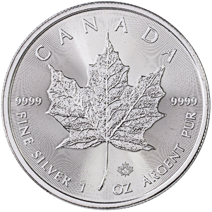 2024 1 oz Canadian Silver Maple Leaf Bullion Coin