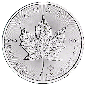 2013 1 oz Canadian Silver Maple Leaf Bullion Coin